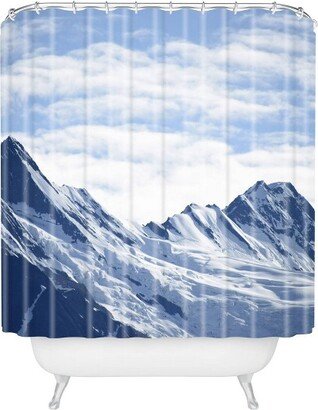 Lisa Argyropoulos Alaskan Shower Curtain Blue