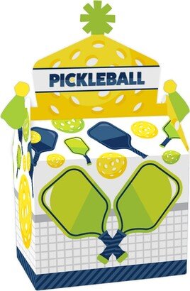 Big Dot of Happiness Let's Rally - Pickleball - Treat Box Party Favors - Birthday or Retirement Party Goodie Gable Boxes - Set of 12