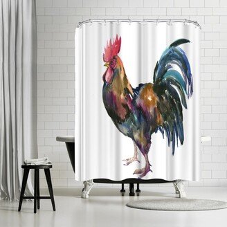 71 x 74 Shower Curtain, Rooster 3 by Suren Nersisyan