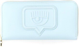 Logo-Embossed Zipped Wallet