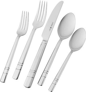 Madison Square 65-piece Flatware Set,18/10 Stainless Steel, Silver