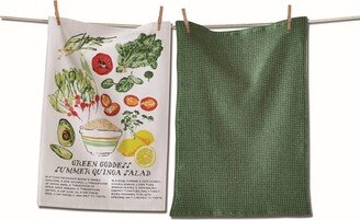 tagltd Green Goddess Salad Dish Towel Set/2