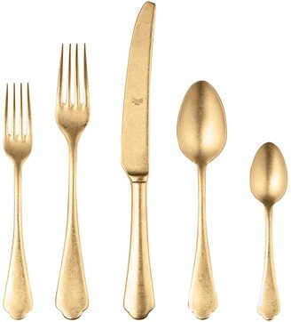 Dolce Vita Pewter Oro 5-Piece Flatware Set