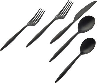 Milano Midnight 20 Piece Flatware Set, Service for 4