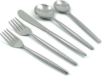 Vibhsa Hammered Flatware Set of 20 Pieces