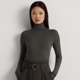 Ralph Lauren Silk-Blend Turtleneck-AD