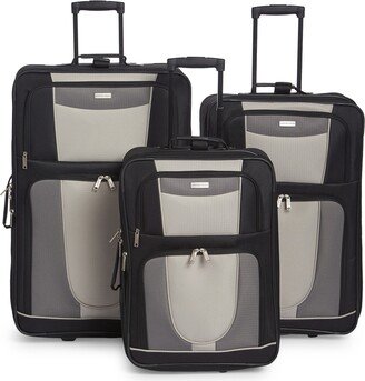 Carnegie 3-Piece Wheeled Luggage Set