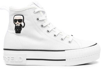 hi-top platform sneakers