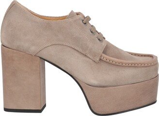 CHIARA LUCIANI Lace-up Shoes Dove Grey