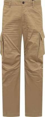 Logo-Printed Straight-Leg Cargo Trousers