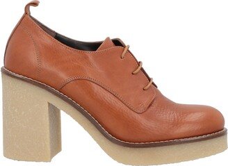 LAURA BELLARIVA Lace-up Shoes Tan