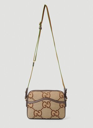 Jumbo G Messenger Crossbody Bag - Man Crossbody Bags Brown One Size