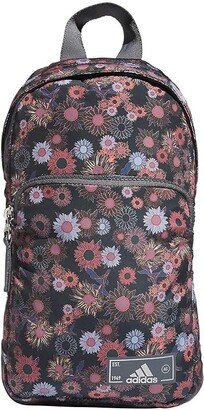 Essentials 2 Sling Crossbody Bag (Seed Ditsy Floral Carbon/Onix Grey/Silver Metallic) Cross Body Handbags