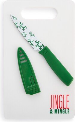 Printed Cutting Board & Knife Set, Created for Macy's