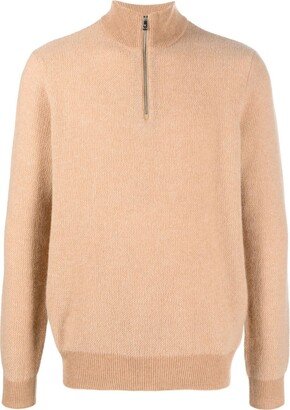 Half-Zip Cashmere Sweater