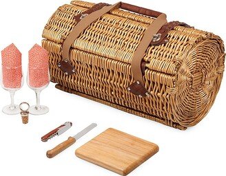 Verona 9-Piece Wine & Cheese Picnic Basket-AA