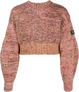 Logo-Patch Cropped Jumper