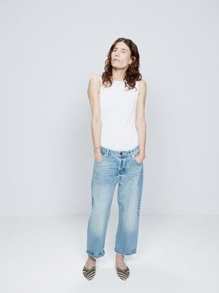 Dad Organic-cotton Baggy Boyfriend Jeans-AE