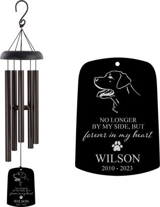 Labrador Wind Chime | Dog Memorial Gift Pet Loss Personalized Sympathy Of Retriever