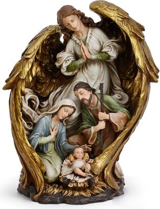 Angel with Holy Family in Wings