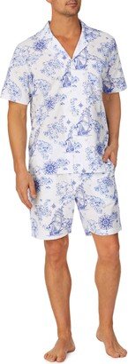 Voyager Print Short Organic Cotton Pajamas