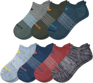 Men's Week of Ankle Sock 7-Pack - Olive Navy Mix - Large - Cotton