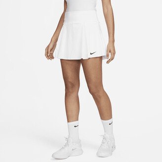 Women's Dri-FIT Advantage Short Tennis Skirt in White