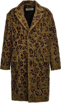 Animalier Single Breasted Coat