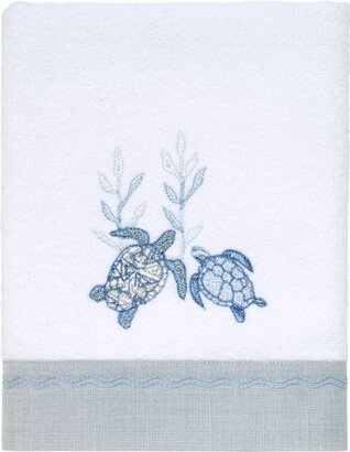 Caicos Sea Turtles Cotton Hand Towel, 16 x 28