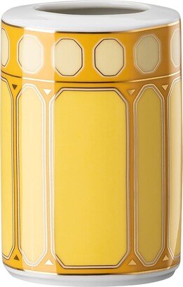 Signum vase, Porcelain, Small, Yellow