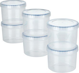 Lock n Lock Easy Essentials 12-Pc. Twist Round Food Storage Set, 22-Oz.