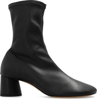 Glove Heeled Ankle Boots