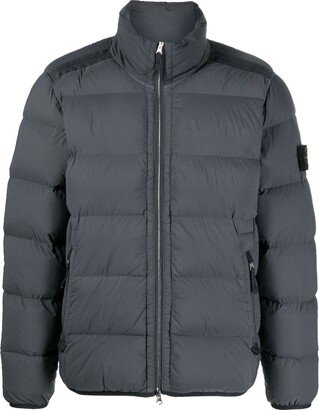 Compass-patch padded down jacket-AA