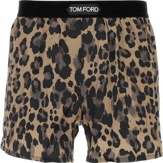 Leopard Print Boxer Shorts