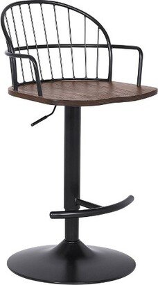 Edward Adjustable Metal Barstool