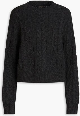 Cable-knit cashmere sweater-AA