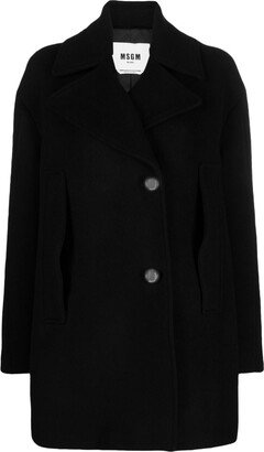 Off-Centre Single-Breasted Coat