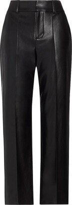 Ming Pleated Faux Leather Pants