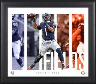 Fanatics Authentic Justin Fields Chicago Bears Framed 15'' x 17'' Player Panel Collage