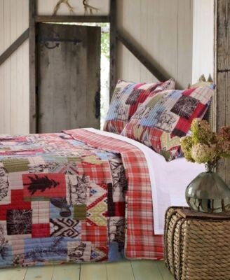 Rustic Lodge Quilt Set 3 Piece