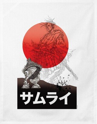 Star Wars Visions Samurai Ronin Character Art White Dish Towel