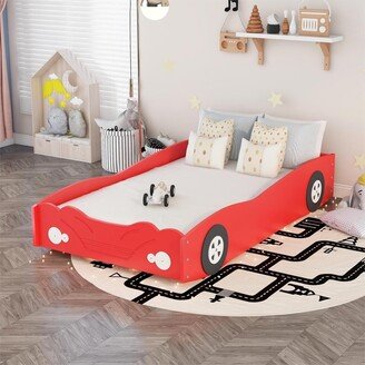 Twin Size Car-Shaped Platform Bed