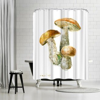 71 x 74 Shower Curtain, Mushrooms3 by Suren Nersisyan