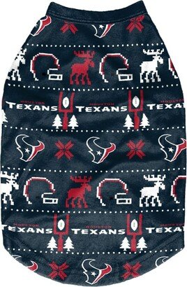 Foco Houston Texans Printed Dog Sweater