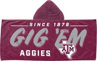 22x51 Texas A&M Aggies Hooded Youth Beach Towel