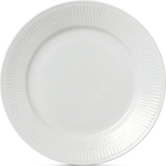 White Fluted Salad Plate