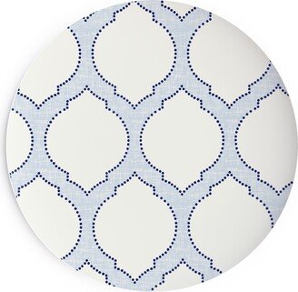 Salad Plates: Moroccan Trellis - Light Blue Salad Plate, Blue