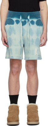 Blue Tie Dye Shorts