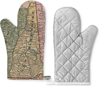 New Hampshire Map Oven Mitt - Gift Airbnb Kitchen