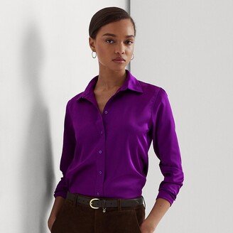 Ralph Lauren Satin Charmeuse Shirt
